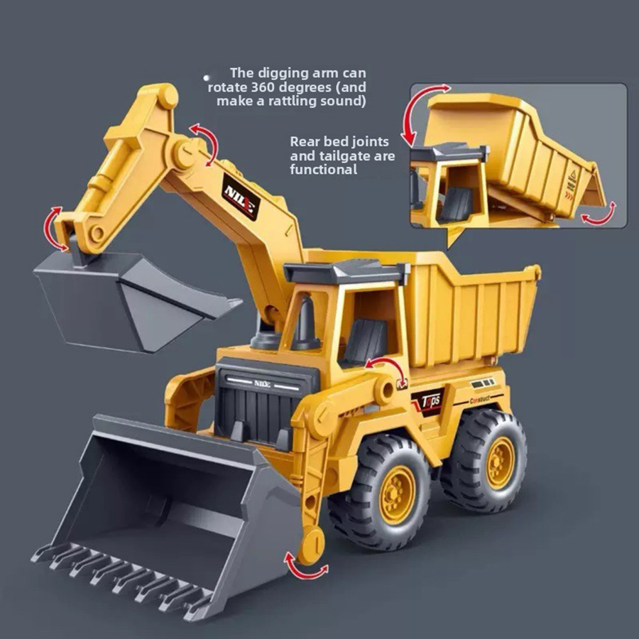 Kids Toys 3 Year Old - 1 Buah Mainan Model Truk Ekskavator