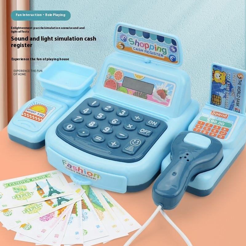 Toy Cash Register - 【Baru】1Set Permainan Elektronik dengan Lampu dan