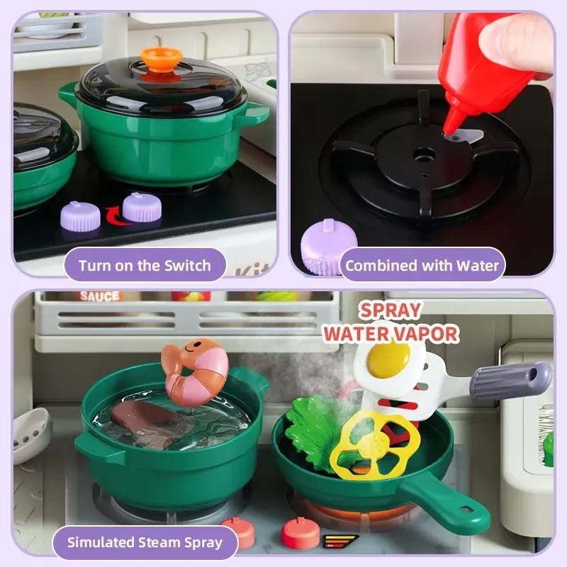 Set Dapur Mainan Anak 90cm den - Kids Toys Kitchen Set ulasan dan harga