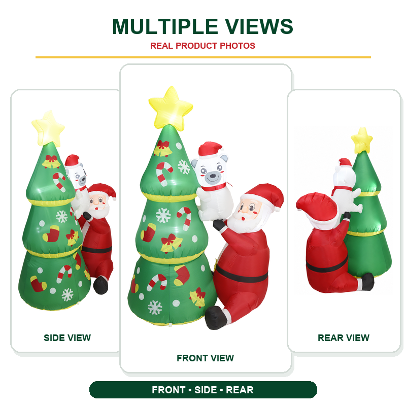 Santa Claus Inflatable Natal 6 - Kids Yard Toys ulasan dan harga