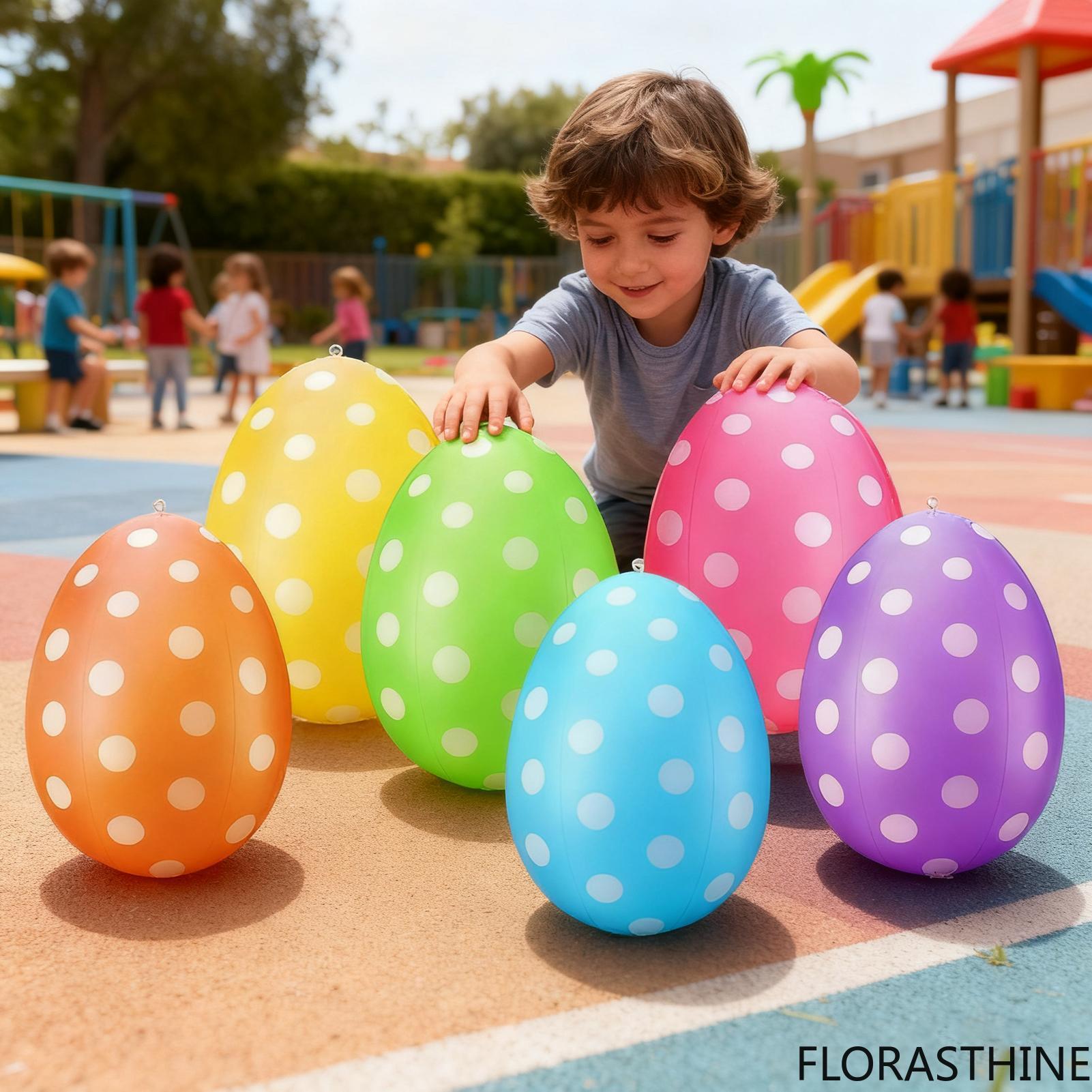 6 Buah Telur Paskah Tiup /set  - Kids Yard Toys ulasan dan harga