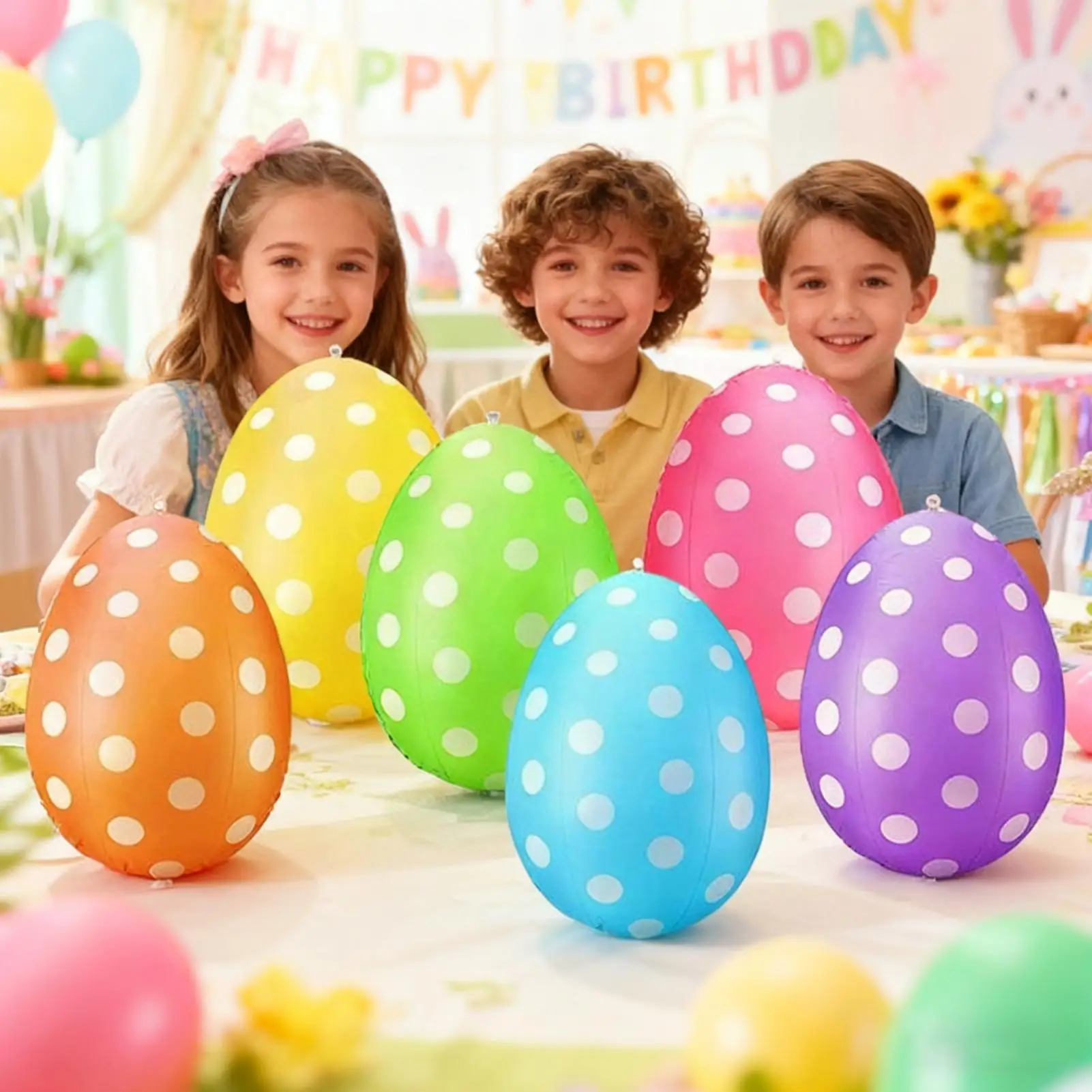 6 Buah Telur Paskah Tiup /set  - Kids Yard Toys ulasan dan harga