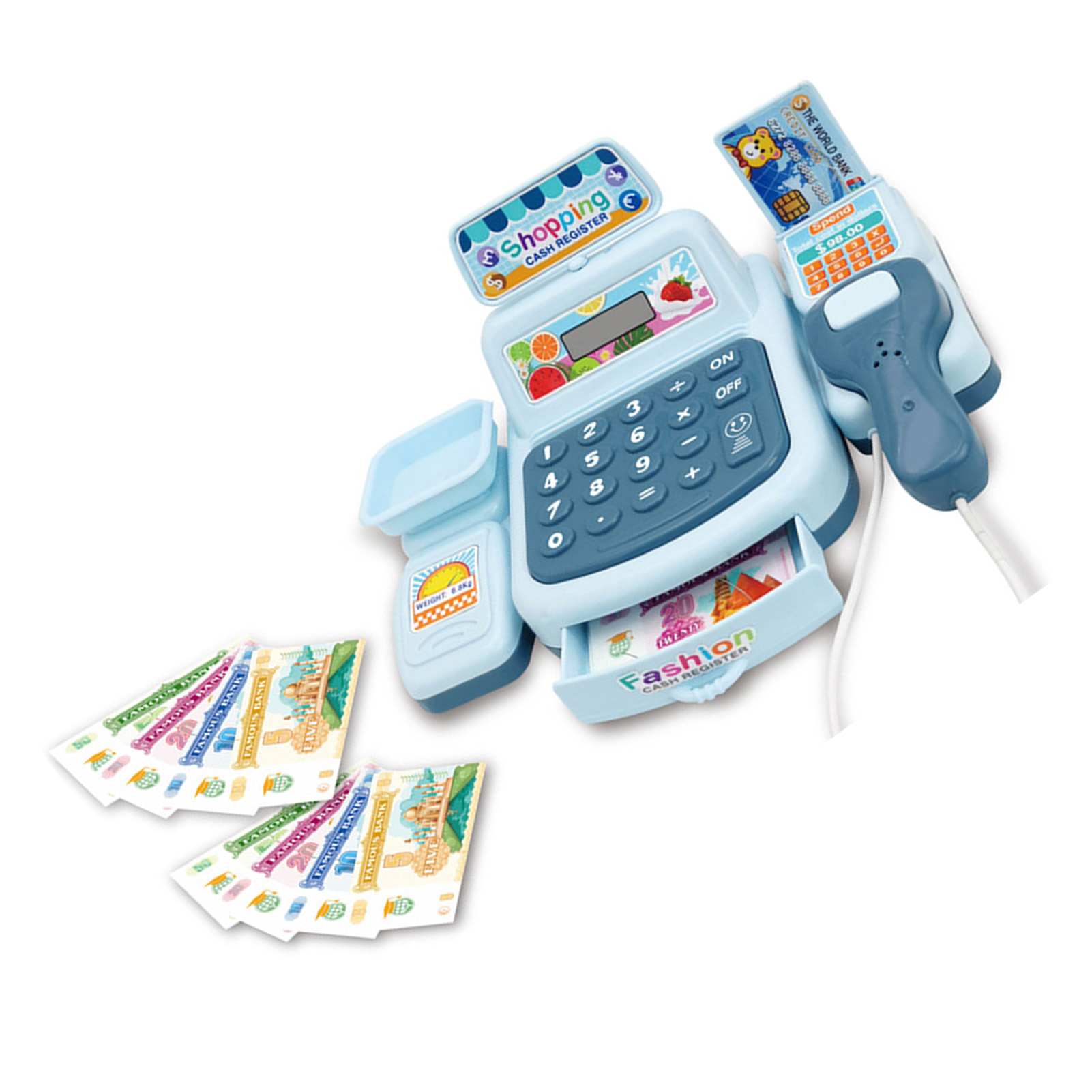 Set Mainan Kasir Supermarket,  - Toy Cash Register ulasan dan harga