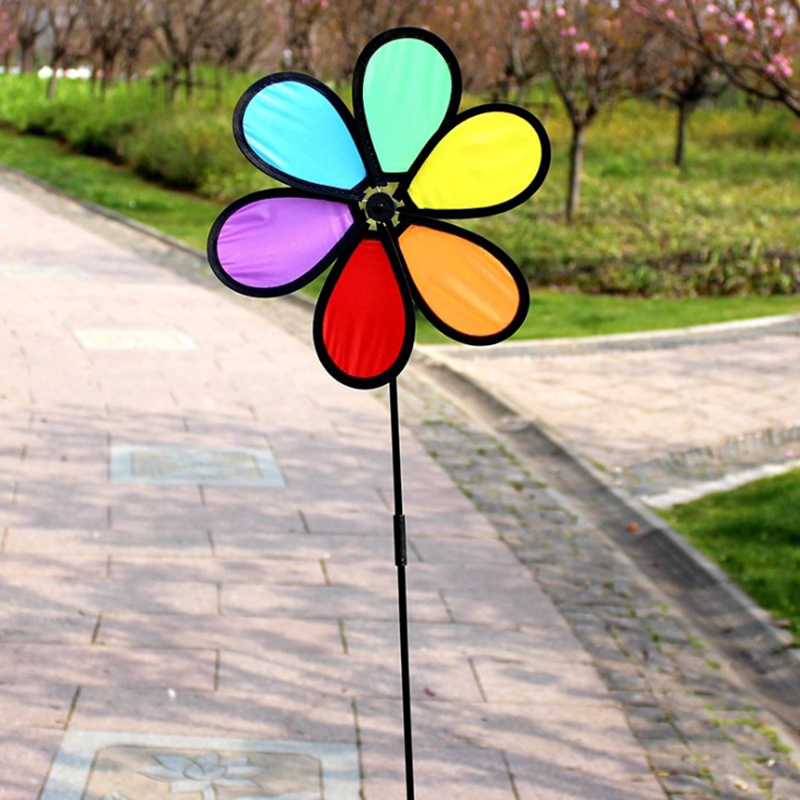 1 buah kincir angin warna-warn - Kids Yard Toys ulasan dan harga