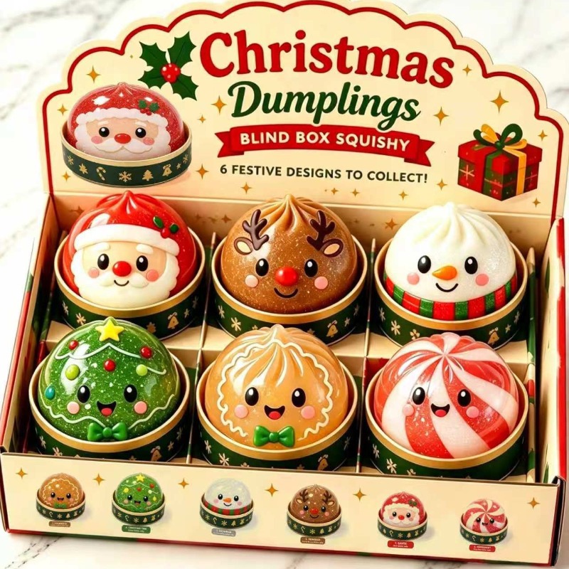 Kotak Mainan Squishy Dumpling  - Kids Toys Xmas ulasan dan harga