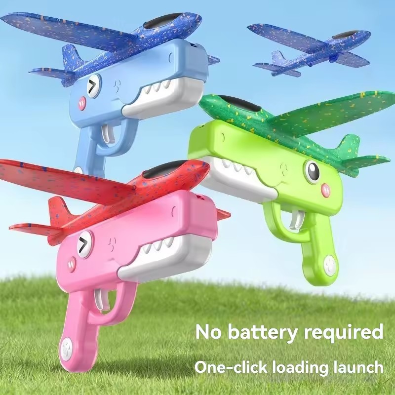 Mainan Pesawat Terbang Busa Di - Catapult Launcher Toy ulasan dan harga
