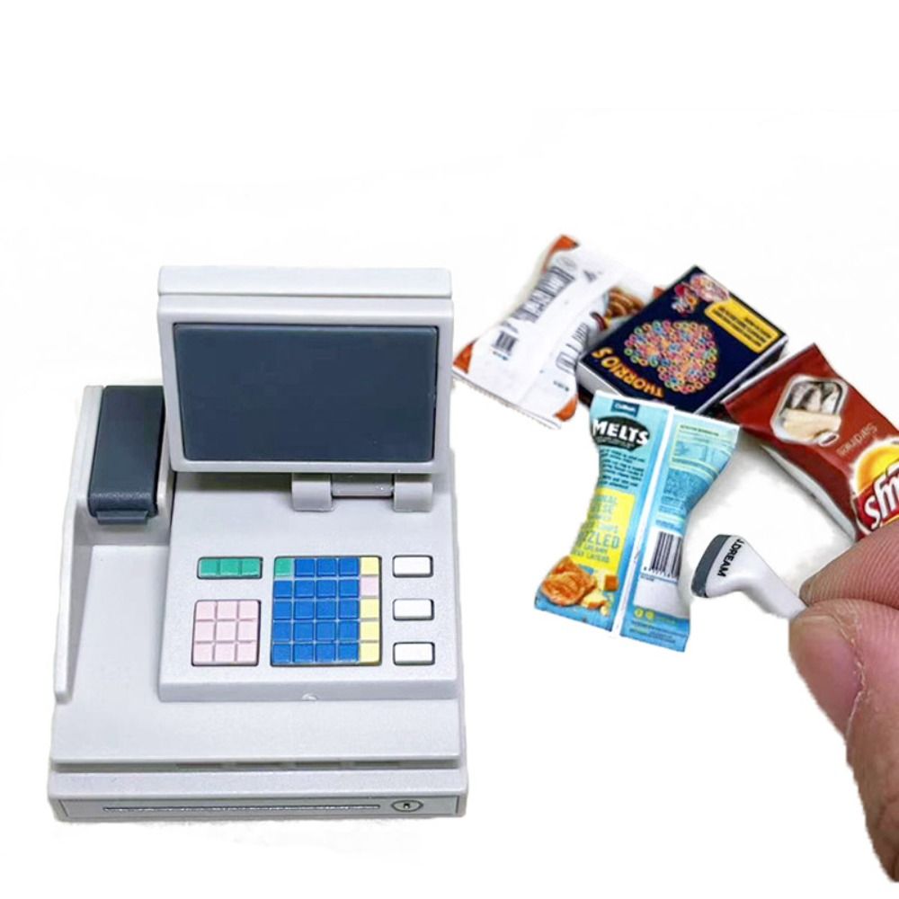 DIY rumah boneka mesin POS ber - Toy Cash Register ulasan dan harga